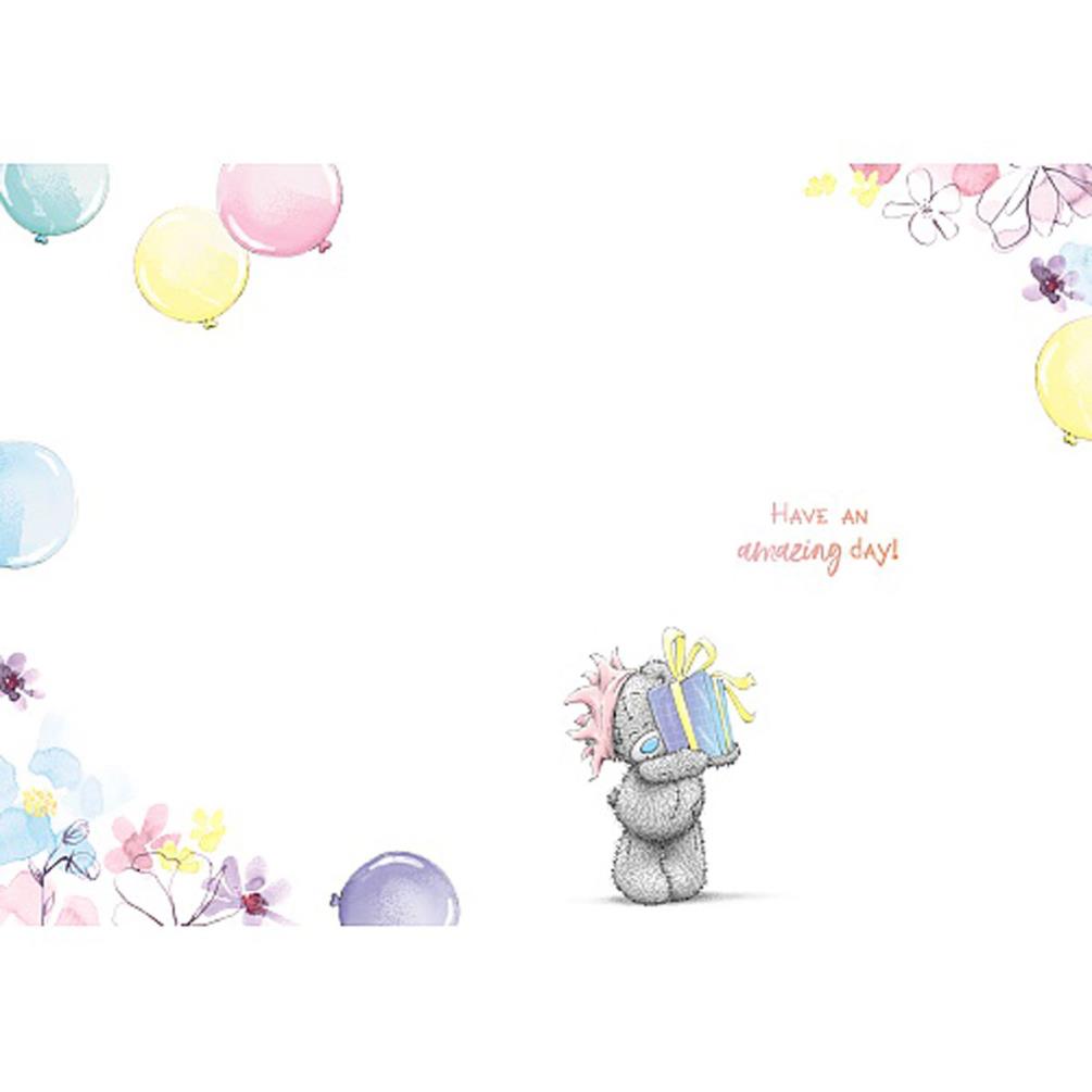 Birthday Wishes Me to You Bear Birthday Card Extra Image 1